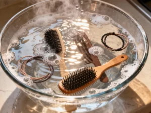 پاکسازی لوازم شخصی و جانبی مو از شپش